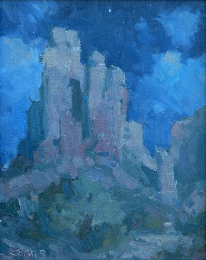 Nocturne painting by Bill Cramer