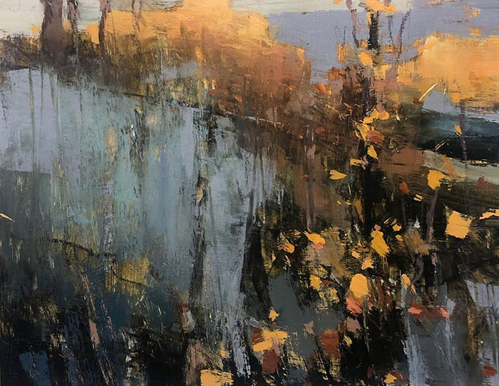 Abstract painting Susan Woolgar